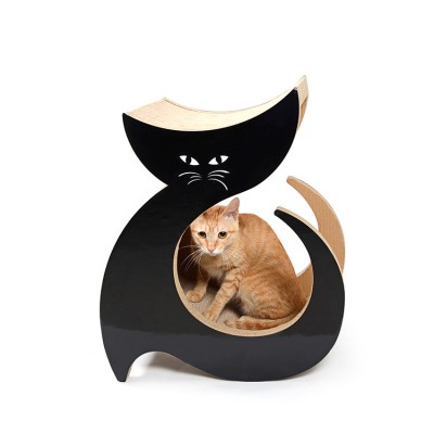 Kinchla Cat Shaped Cardboard Cat Scratcher Cat Scratch Corrugated