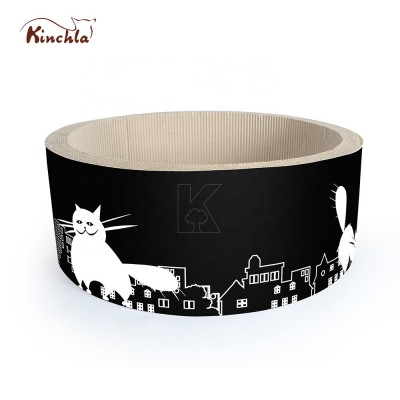 Round Cardboard Cat Scratcher Bed Supplies Manufacturer