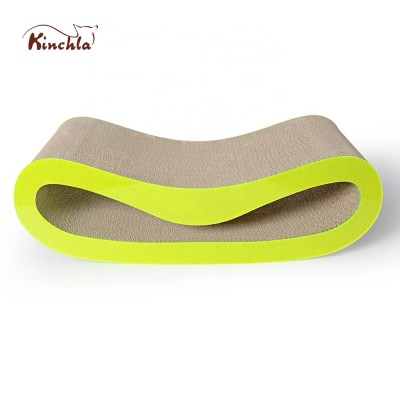 Kinchla Supply Pet Toy Acrylic Shell Cardboard Cat Scratching Lounge Bed