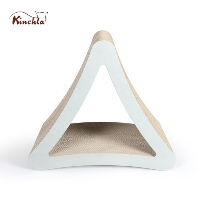 Professional Triangle Cardboard Cat Scratch Toy Factory